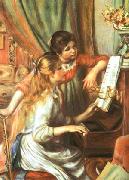 Pierre-Auguste Renoir Two Girls at the Piano oil painting reproduction